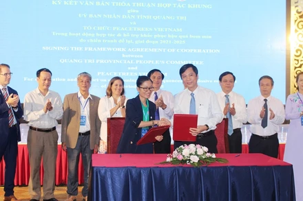 Ký cam kết thỏa thuận hợp tác với sáu tổ chức tài trợ không hoàn lại cho Quảng Trị, giai đoạn mới đến 51,8 triệu USD.