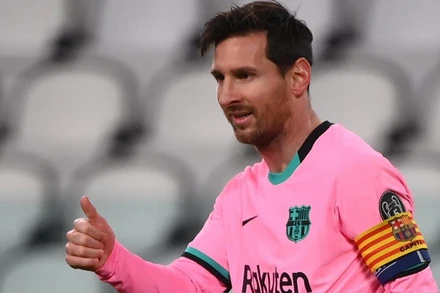 Lionel Messi đang vui trở lại.