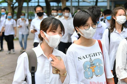 Thí sinh của Kỳ thi tốt nghiệp THPT 2020. Ảnh: THUỶ NGUYÊN