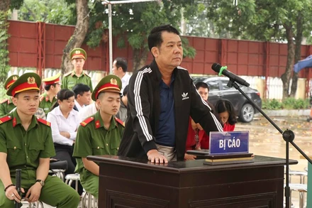 Bị cáo Sướng tại phiên tòa.