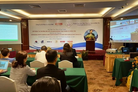 Hội thảo “Mở rộng thị trường Bắc Mỹ và ASEAN trong ngành thực phẩm và nông sản”.