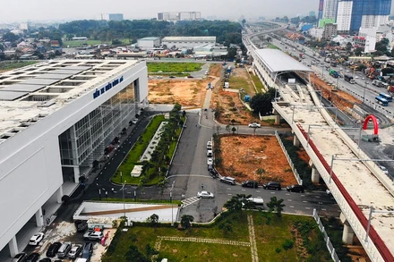 Toàn cảnh BXMĐ mới.