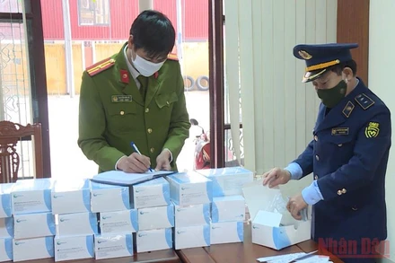 Số kit test nhanh được thu giữ đều không có nguồn gốc, xuất xứ rõ ràng.