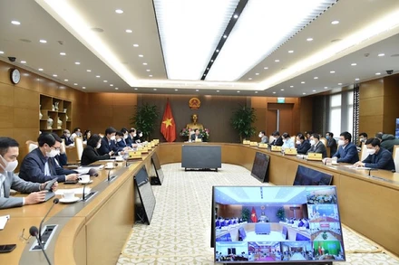 Quang cảnh cuộc họp. (ẢNH: TRẦN MẠNH)