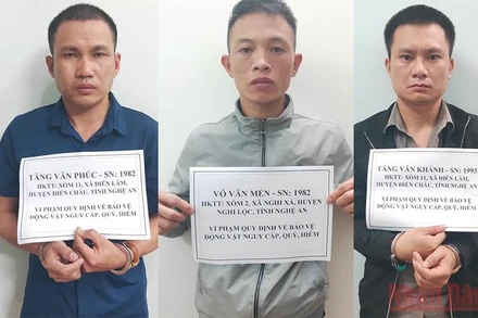 Các đối tượng trong vụ án.