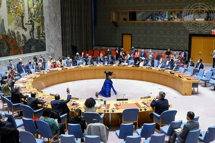 Các nước nhất trí Ðại hội đồng Liên hợp quốc họp khẩn về tình hình Ukraine. (Ảnh LIÊN HỢP QUỐC) 