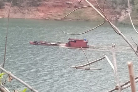 Hoạt động khai thác cát trái phép tại Bắc Yên đã được xử lý theo đúng quy định.