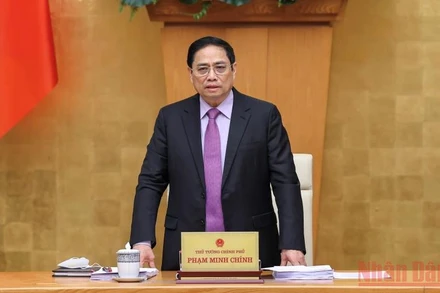 Thủ tướng Phạm Minh Chính chủ trì cuộc họp.