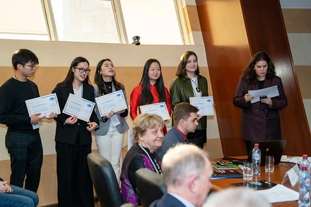 Cuộc thi thu hút đông đảo sinh viên tham gia. 