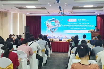 Toàn cảnh họp báo ITE HCMC 2022.