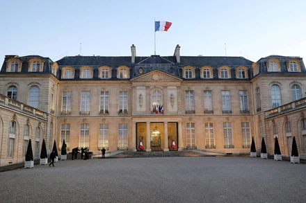 Toàn cảnh Điện Elysee của Pháp. (Ảnh: Reuters)