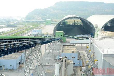 Kho than Nhà máy nhiệt điện Nghi Sơn 1 (Thanh Hóa).