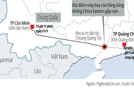 Vụ tai nạn máy bay chở 132 người tại Trung Quốc