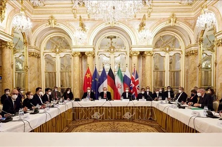 Toàn cảnh vòng đàm phán về khôi phục thỏa thuận hạt nhân Iran ở Vienna, Áo ngày 3/12/2021. (Ảnh: THX/TTXVN)