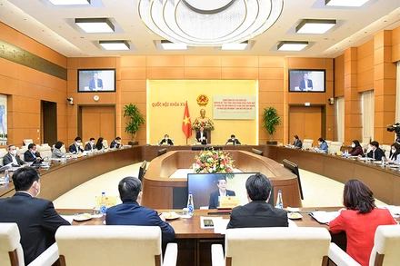 Phó Chủ tịch Quốc hội Nguyễn Đức Hải chủ trì buổi làm việc với Bộ Xây dựng chiều nay.