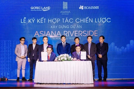 Lễ ký kết Hợp tác chiến lược giữa Tập đoàn Xây dựng Hòa Bình và Tập đoàn BĐS Gotec Land.