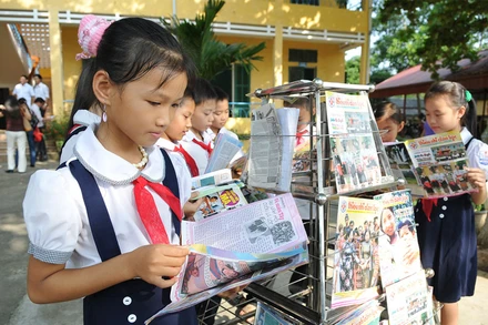 Trẻ em cần được sớm trở lại trường học. (Ảnh: NGUYỄN ĐĂNG KHOA)
