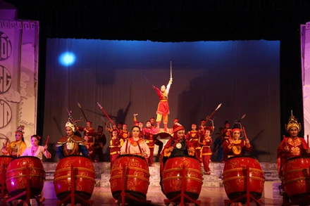 Vở dân ca "Chói rạng sơn hà" giành giải vàng tại Liên hoan năm 2019. (Ảnh: Cục Nghệ thuật biểu diễn)