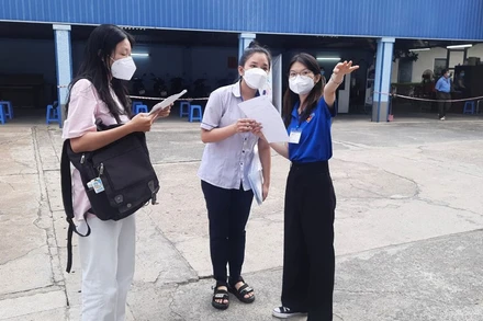 Thí sinh tham gia kỳ thi đánh giá năng lực đợt 1 năm 2022.