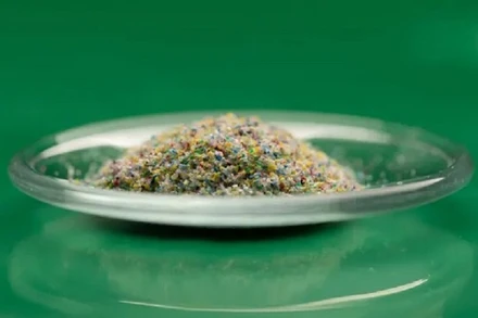 Kiểm tra trong phòng thí nghiệm cho thấy hạt vi nhựa gây tổn hại cho các tế bào của người. (Ảnh: The Guardian)