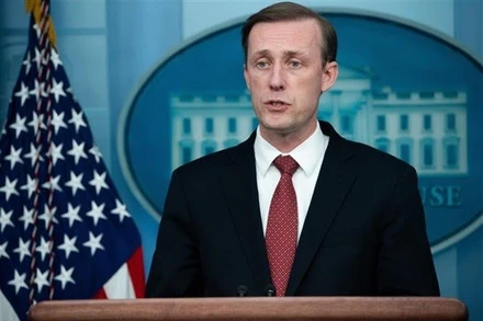 Cố vấn An ninh quốc gia Mỹ Jake Sullivan. (Ảnh: AFP/TTXVN)