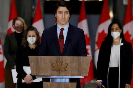 Thủ tướng Canada Justin Trudeau.