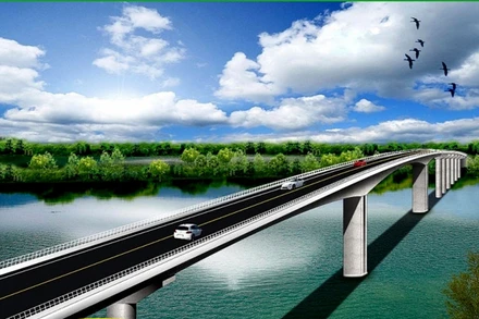 Phối cảnh cầu Thứ Ba.