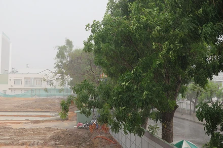 Mưa to, gió lớn kèm sấm sét xảy ra trên địa bàn tỉnh Kon Tum trong các ngày qua.