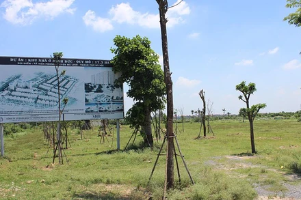 Một dự án chậm triển khai tại huyện Mê Linh, Hà Nội.