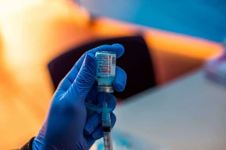 Vaccine ngừa Covid-19 của Moderna. (Nguồn: AFP)