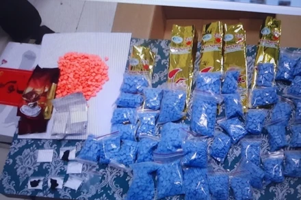 Ma túy thu giữ tại căn phòng “kín” nằm trong phòng điều trị của Bệnh viện Tâm thần Trung ương I.