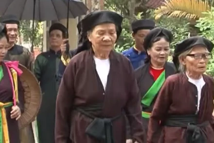 Các nghệ nhân quan họ Bắc Ninh (Ảnh: bacninh.dangcongsan.vn)