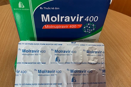 Thuốc Molnupiravir.