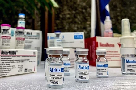 Vaccine Abdala ngừa Covid-19 của Cuba. (Ảnh: AFP/TTXVN)