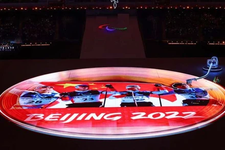 Lễ bế mạc Paralympic mùa đông Bắc Kinh năm 2022. (Ảnh: Tân Hoa Xã)