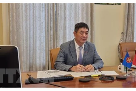 Đại sứ - Trưởng Phái đoàn đại diện thường trực Việt Nam tại ASEAN Nguyễn Hải Bằng. (Ảnh: Phái đoàn Việt Nam tại ASEAN)