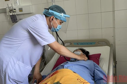 Bệnh nhân T.T.T. ổn định dần sau can thiệp.