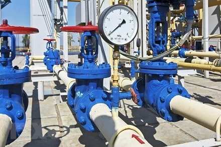 Hệ thống đường ống dẫn khí đốt của Tập đoàn Gazprom (Nga) sang châu Âu. (Ảnh: EPA/TTXVN)
