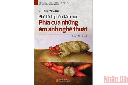 Bìa sách “Phê bình phân tâm học-Phía của những ám ảnh nghệ thuật”.