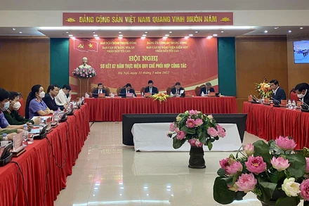 Hội nghị sơ kết 7 năm thực hiện Quy chế phối hợp công tác.