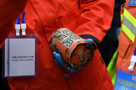 Hộp đen thứ hai của chiếc máy bay xấu số gặp nạn đã được tìm thấy vào ngày 27/3. (Ảnh: Tân Hoa xã)