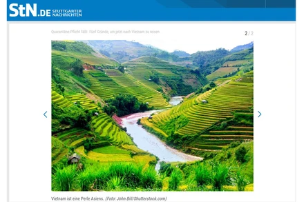 Bài báo ca ngợi: Việt Nam là một viên ngọc của châu Á (Ảnh chụp màn hình)