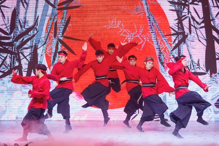 Những tiết mục nghệ thuật đậm chất Nhật Bản tại sự kiện. 