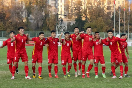 Các tuyển thủ U23 Việt Nam. (Ảnh: VFF)