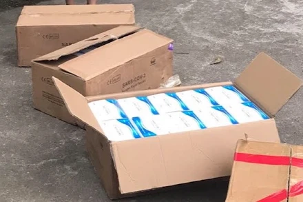 Số kit test Covid-19 nhập lậu bị cơ quan Công an thu giữ