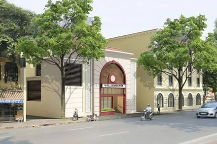 Phối cảnh ga ngầm C9-hồ Hoàn Kiếm của dự án metro Nam Thăng Long-Trần Hưng Đạo.