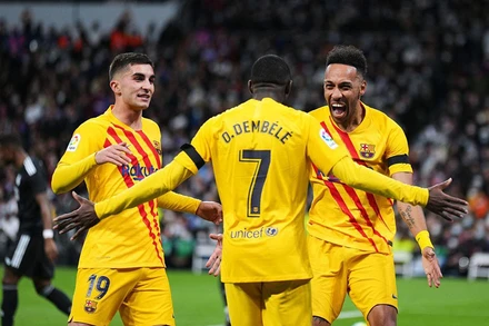 Barcelona thắng đậm Real Madrid. (Nguồn: Getty Images)