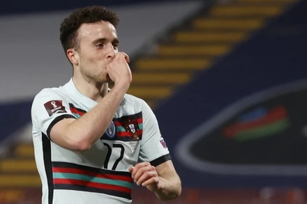 Diogo Jota được kỳ vọng sẽ thi đấu tốt để giúp Bồ Đào Nha chiến thắng. (Ảnh: Getty Images)