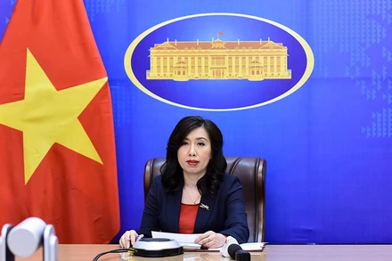 Người phát ngôn Bộ Ngoại giao Lê Thị Thu Hằng.