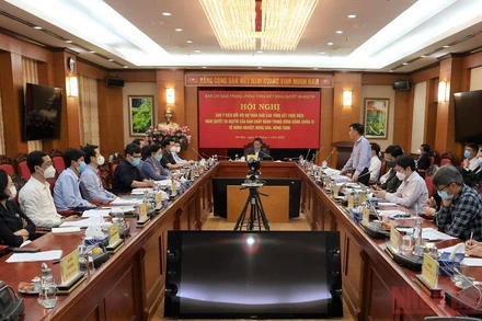 Quang cảnh hội nghị.